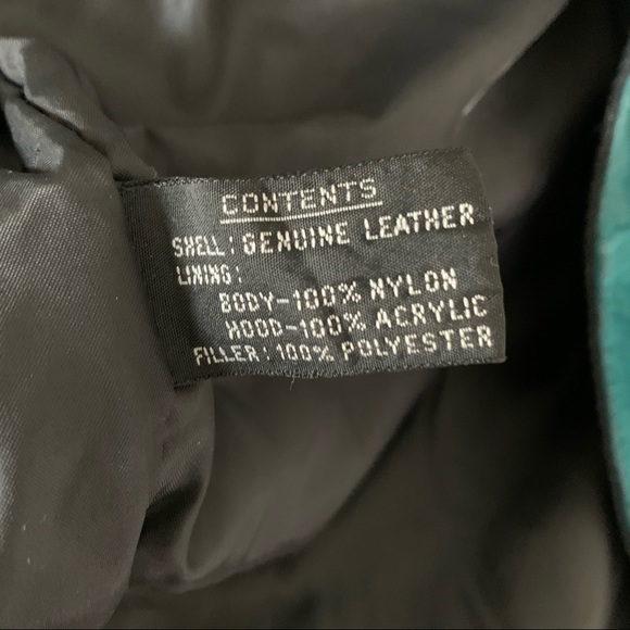 🚫SOLD•E✝️SY🚫 Vintage Maggie Lawrence Collection Leather Coat - Picture 8 of 10